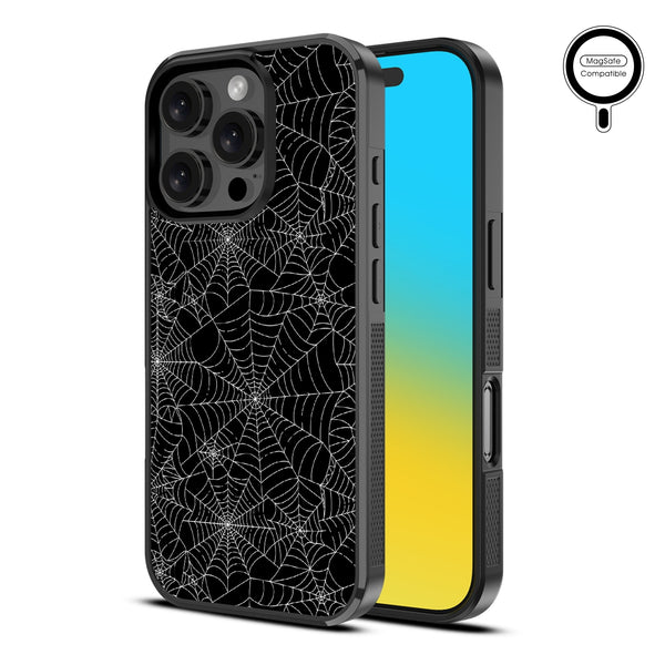 MyBat Design Lab Series MagSafe Case for Apple iPhone 16 Pro Max - Spider Web - MIP16PMCSLESMSM217-2.jpg