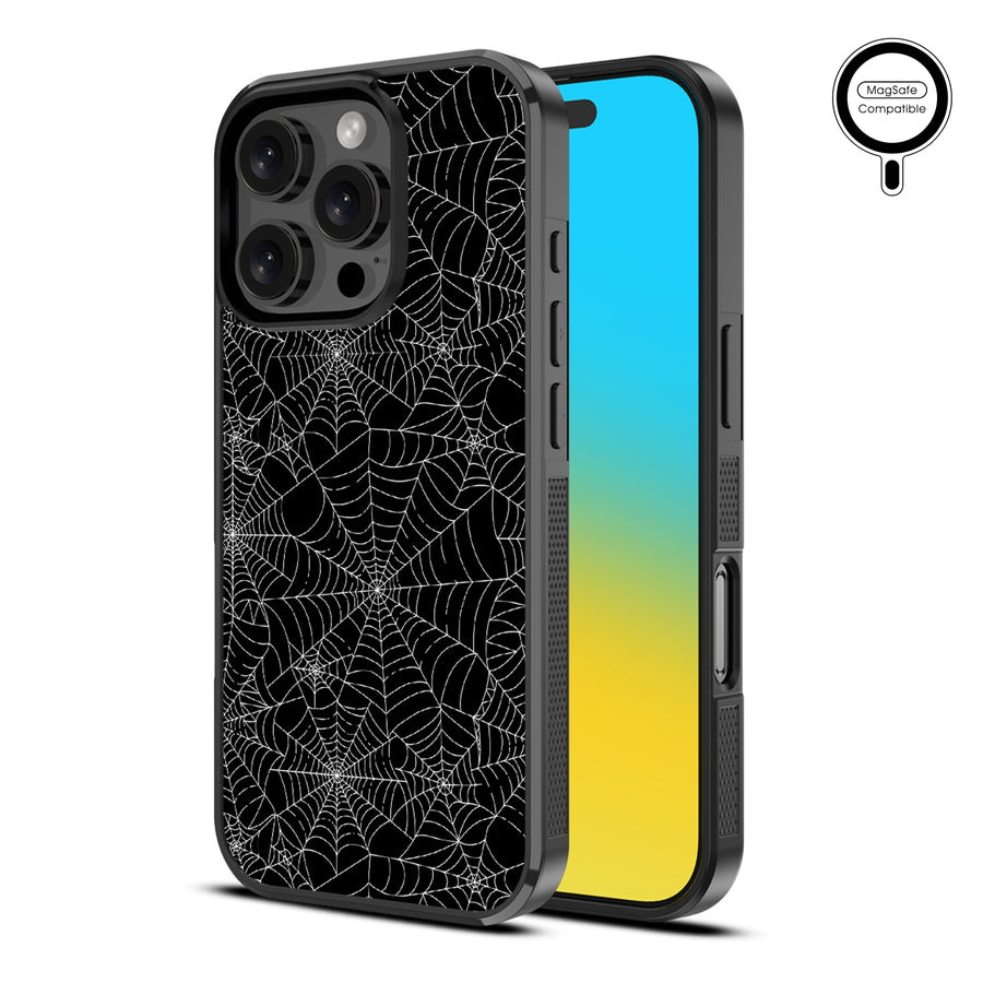 MyBat Design Lab Series MagSafe Case for Apple iPhone 16 Pro Max - Spider Web - MIP16PMCSLESMSM217-2.jpg