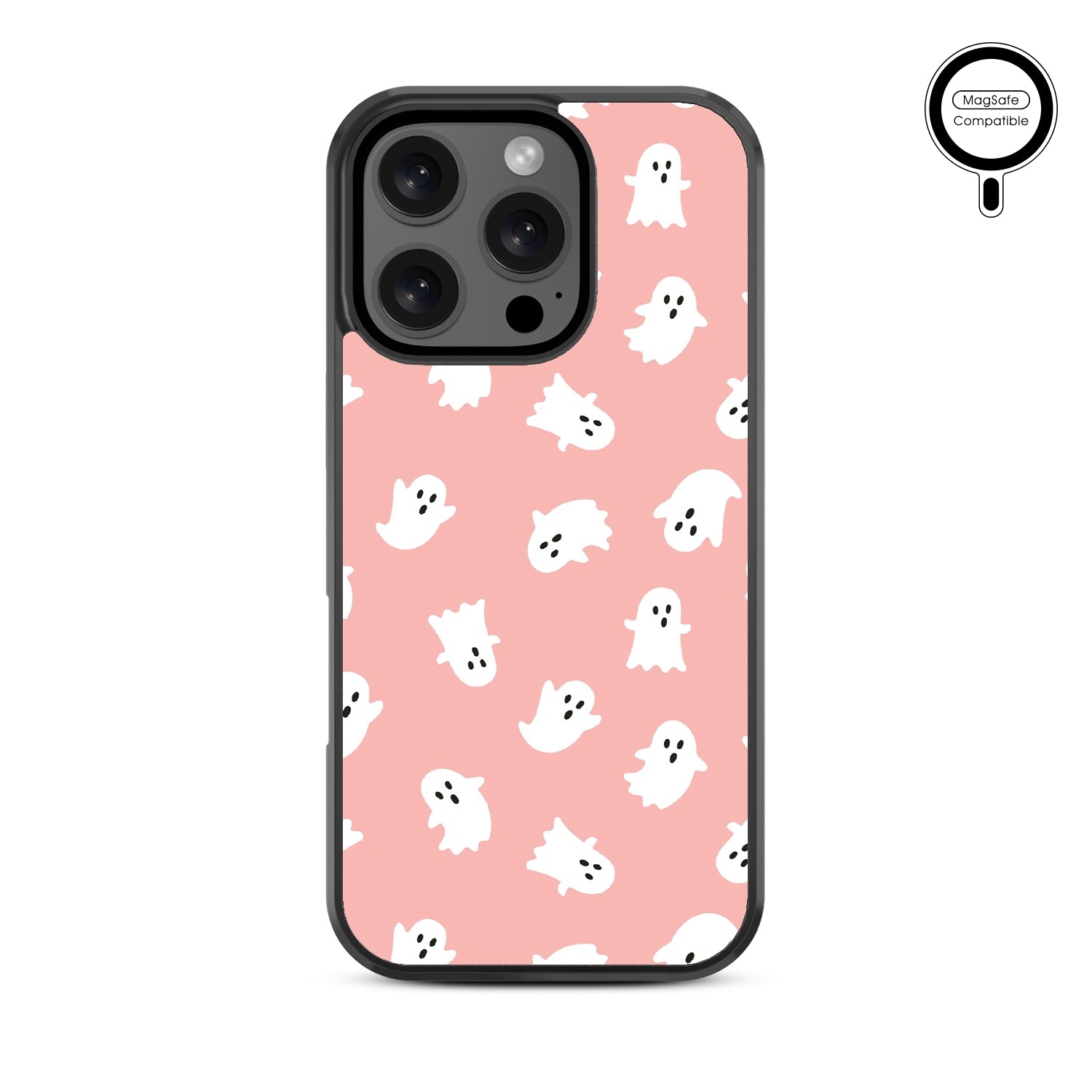 MyBat Design Lab Series MagSafe Case for Apple iPhone 16 Pro Max - Friendly Ghosts