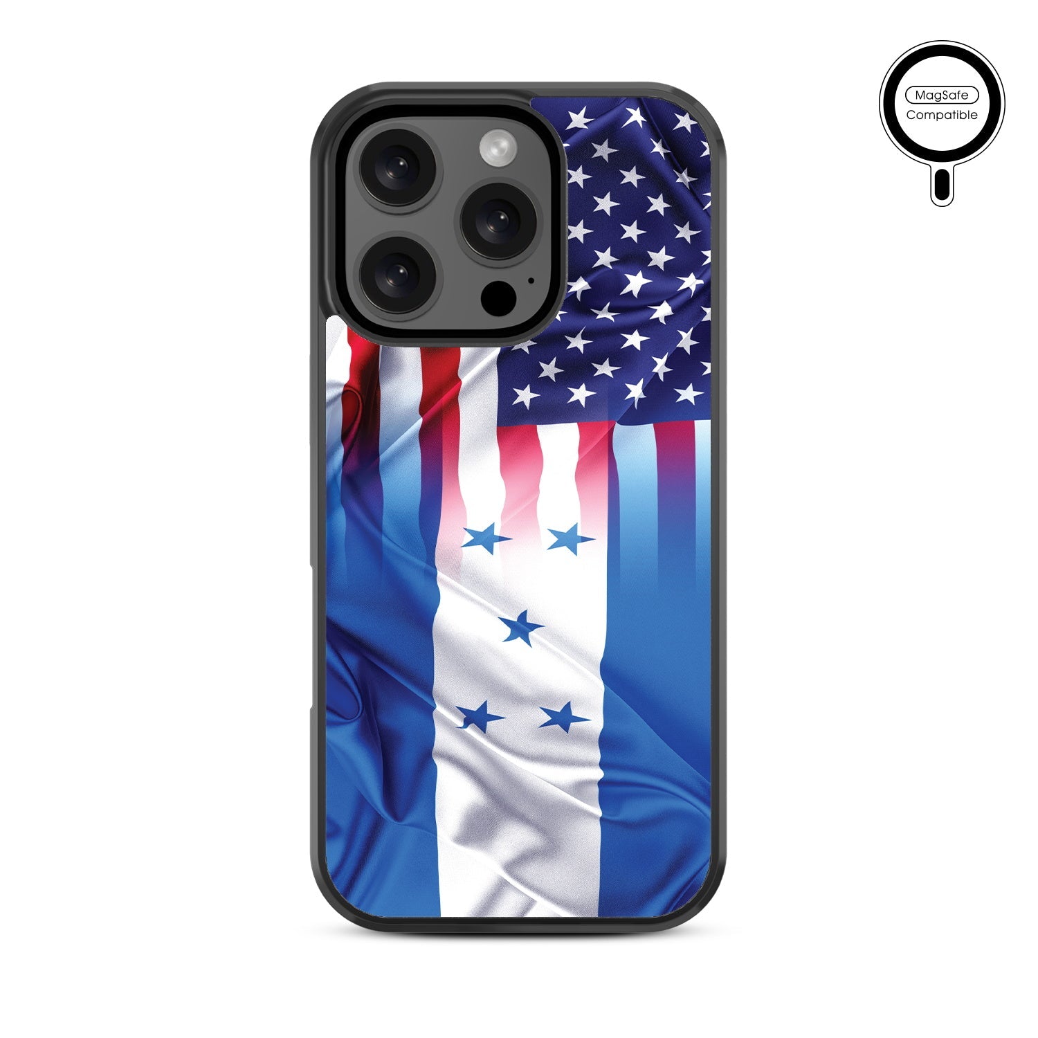 MyBat Design Lab Series MagSafe Case for Apple iPhone 16 Pro Max - Honduras-USA Flag