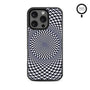 MyBat Design Lab Series MagSafe Case for Apple iPhone 16 Pro Max - Dizzy Circle