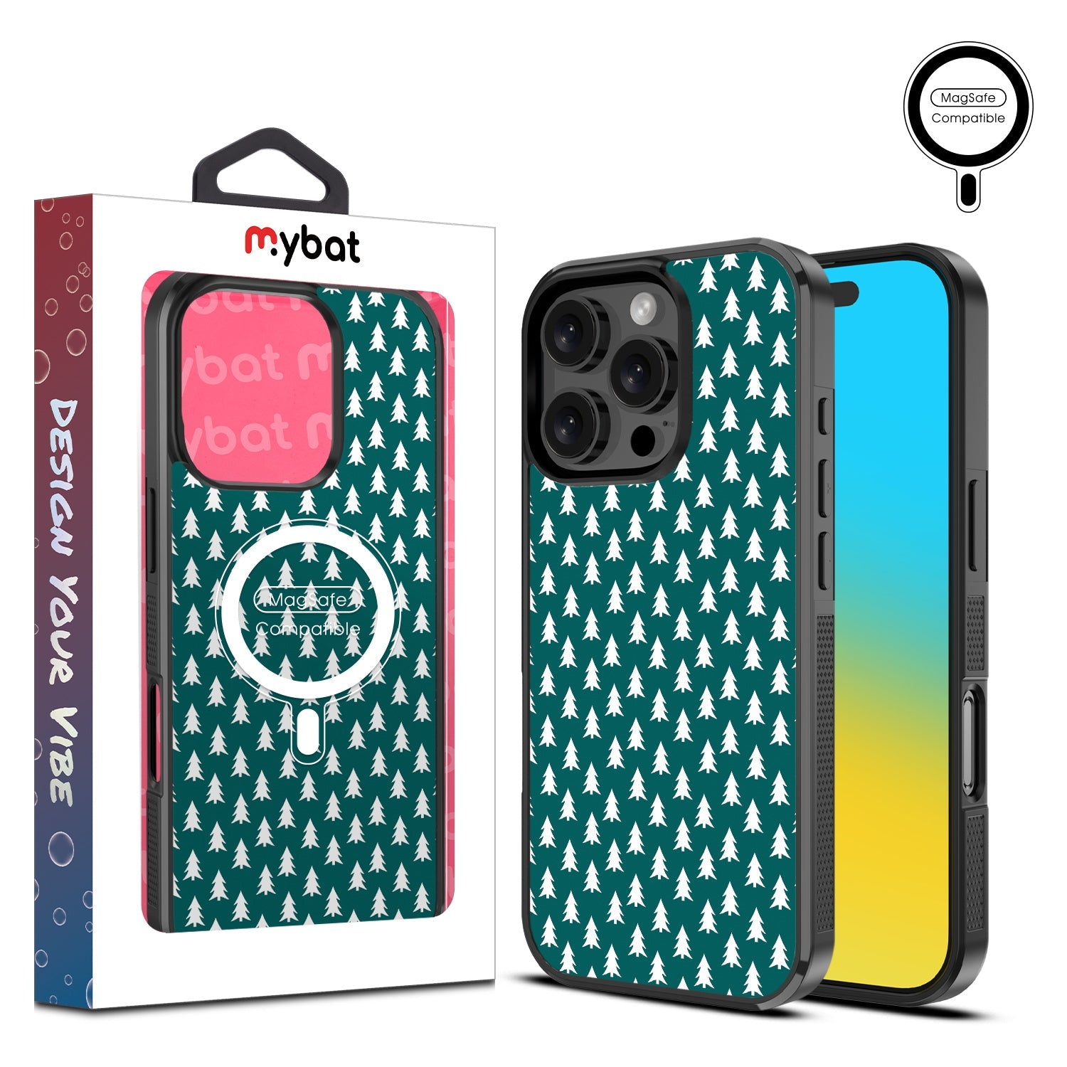 MyBat Design Lab Series MagSafe Case for Apple iPhone 16 Pro Max - Evergreen Forest