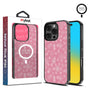 MyBat Design Lab Series MagSafe Case for Apple iPhone 16 Pro Max - Pink Snowflakes