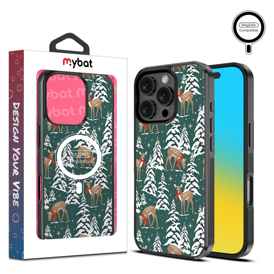 MyBat Design Lab Series MagSafe Case for Apple iPhone 16 Pro Max - Pine & Prancer