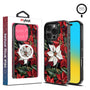 MyBat Design Lab Series MagSafe Case for Apple iPhone 16 Pro Max - Christmas Poinsettias
