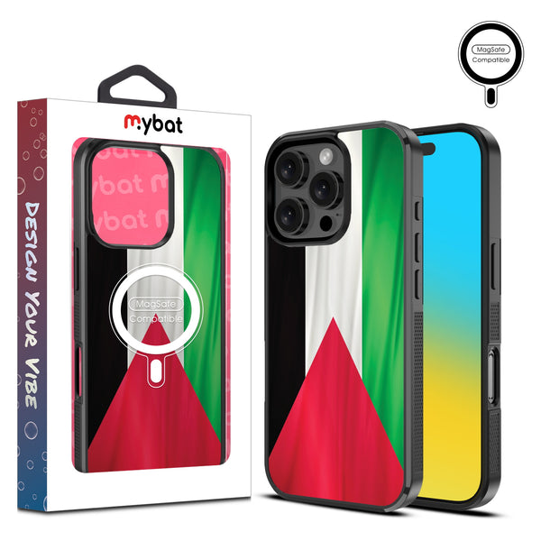 MyBat Design Lab Series MagSafe Case for Apple iPhone 16 Pro Max - Palestine Flag - MIP16PMCSLESMSM306-1.jpg
