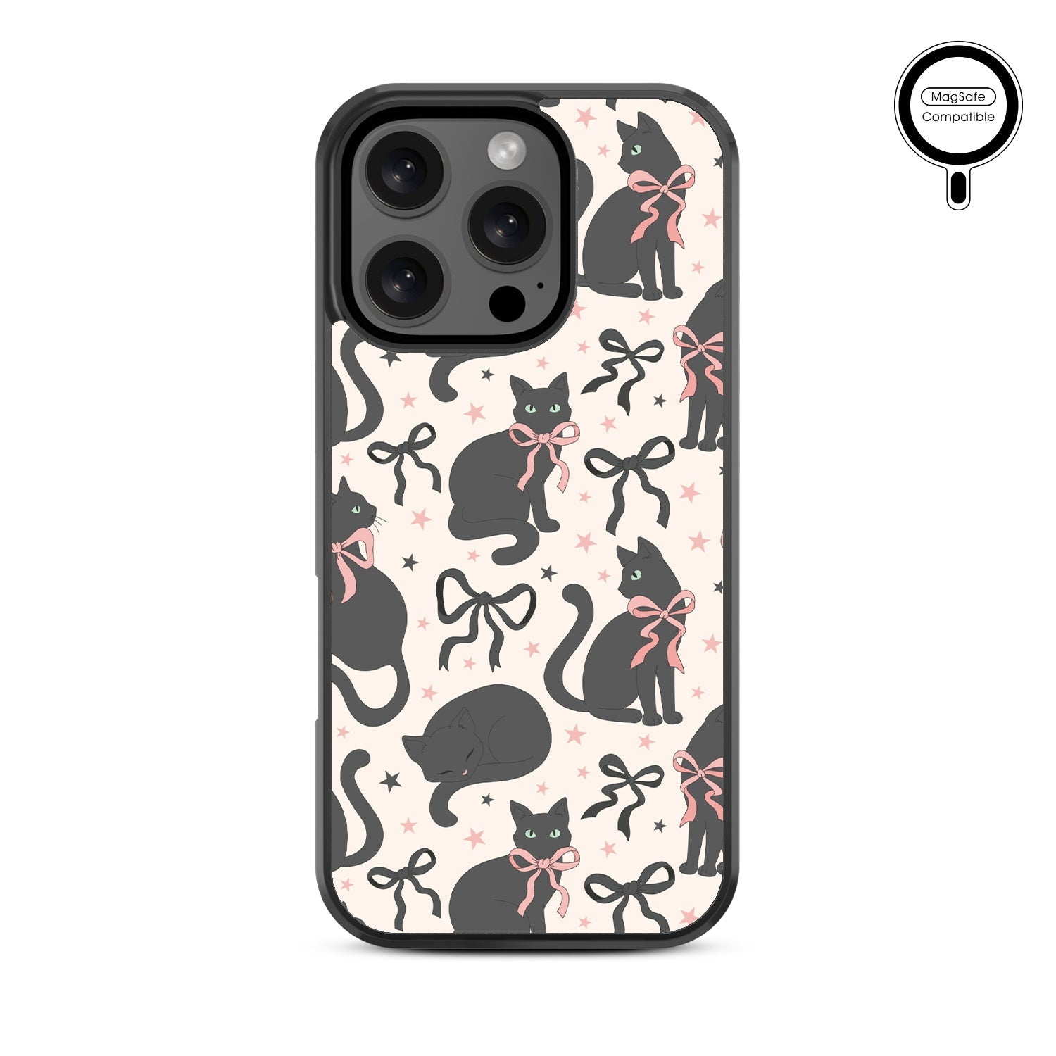 MyBat Design Lab Series MagSafe Case for Apple iPhone 16 Pro Max - Coquette Cat