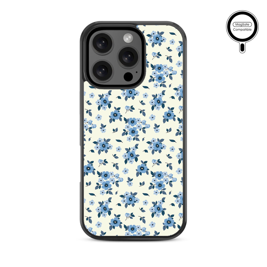 MyBat Design Lab Series MagSafe Case for Apple iPhone 16 Pro Max - Porcelain Petals