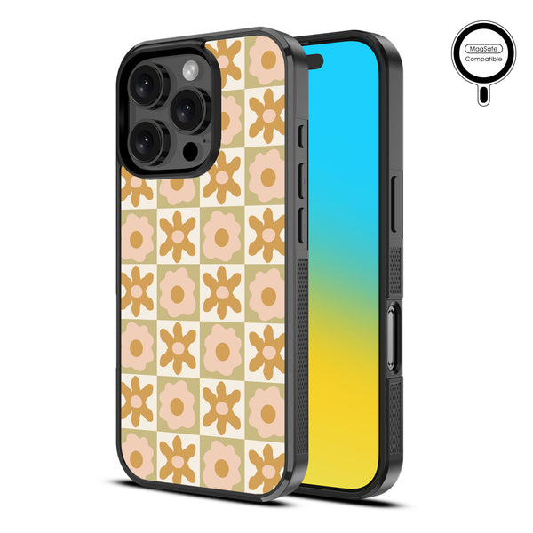 MyBat Design Lab Series MagSafe Case for Apple iPhone 16 Pro Max - Flower Grid - MIP16PMCSLESMSM441-2.jpg