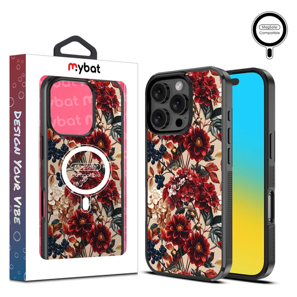 MyBat Design Lab Series MagSafe Case for Apple iPhone 16 Pro Max - Rust & Bloom - MIP16PMCSLESMSM449-1.jpg