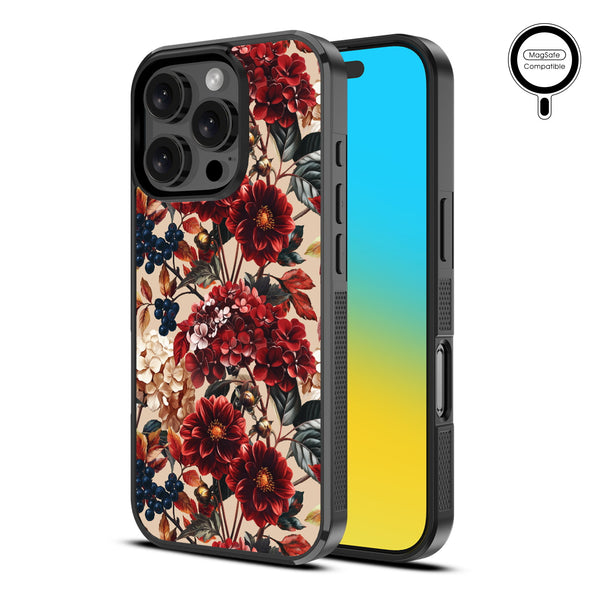 MyBat Design Lab Series MagSafe Case for Apple iPhone 16 Pro Max - Rust & Bloom - MIP16PMCSLESMSM449-2.jpg