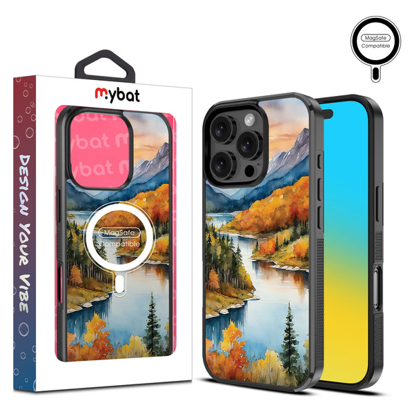 MyBat Design Lab Series MagSafe Case for Apple iPhone 16 Pro Max - Impressionist Foliage - MIP16PMCSLESMSM452-1.jpg