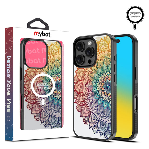 MyBat Design Lab Series MagSafe Case for Apple iPhone 16 Pro Max - Rainbow Mandala - MIP16PMCSLESMSM457-1.jpg