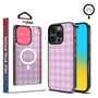 MyBat Design Lab Series MagSafe Case for Apple iPhone 16 Pro Max - Purple Plaid