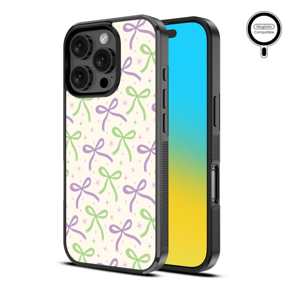 MyBat Design Lab Series MagSafe Case for Apple iPhone 16 Pro Max - Blooming Bows - MIP16PMCSLESMSM493-2.jpg