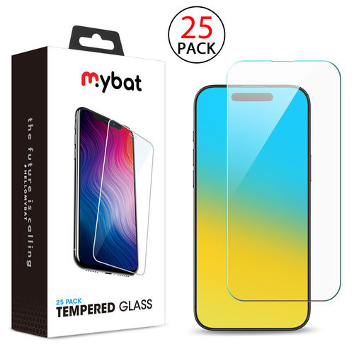 MyBat Tempered Glass Screen Protector (2.5D)(25-pack) for Apple iPhone 16 Pro - Clear - MIP16PSC81TF-1.jpg