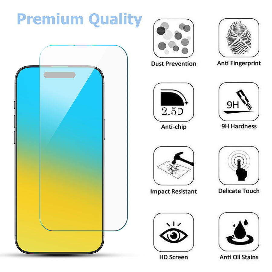 MyBat Tempered Glass Screen Protector (2.5D)(25-pack) for Apple iPhone 16 Pro - Clear - MIP16PSC81TF-9.jpg