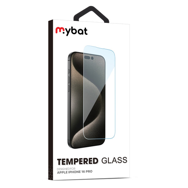 MyBat Tempered Glass Screen Protector (2.5D) for Apple iPhone 16 Pro - Clear - MIP16PSCN81-2.jpg