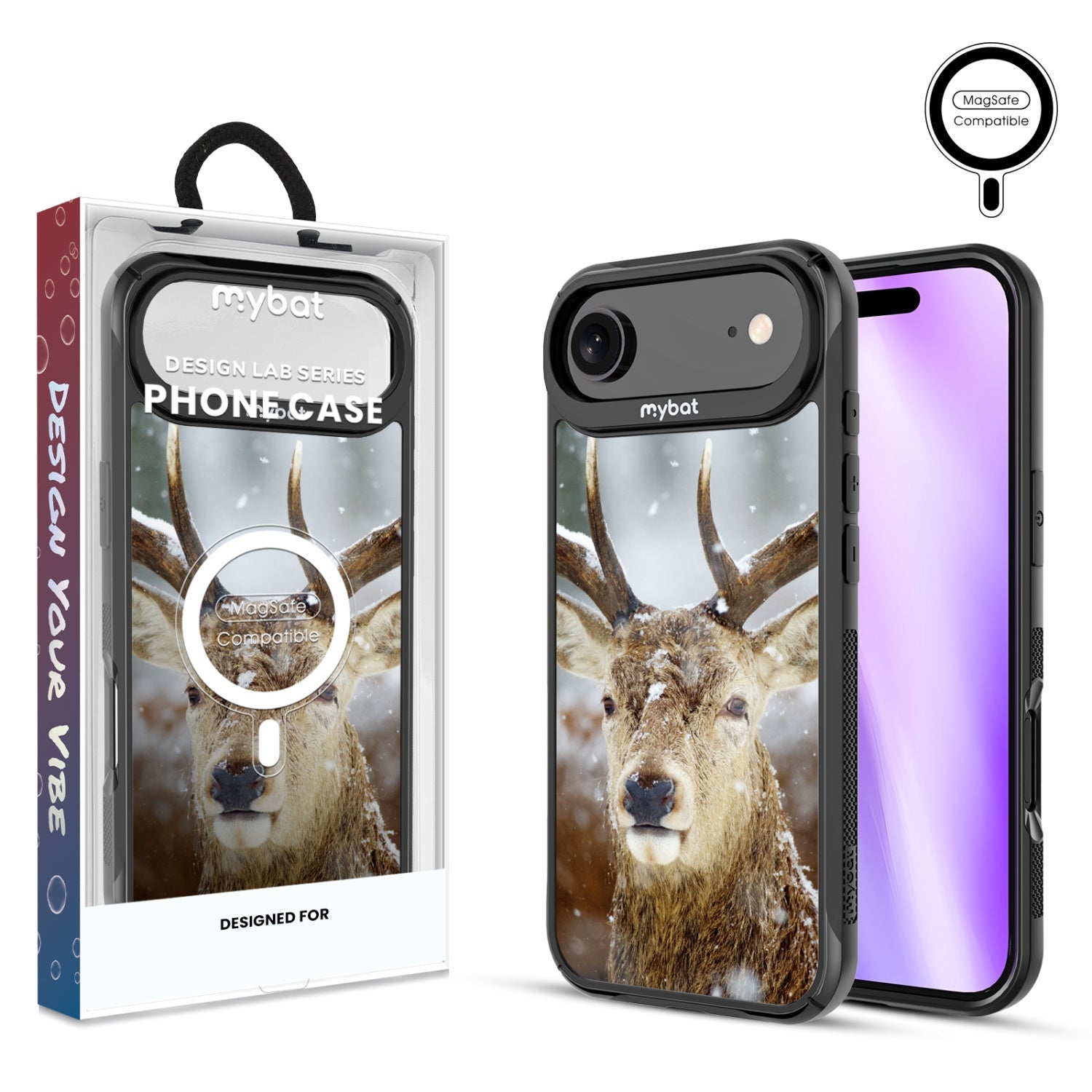 MyBat Design Lab Series MagSafe Case for Apple iPhone Air - Deer in Winter