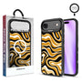 MyBat Design Lab Series MagSafe Case for Apple iPhone Air - Groovy Golden Swirls