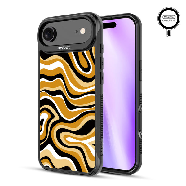MyBat Design Lab Series MagSafe Case for Apple iPhone Air - Groovy Golden Swirls - MIP17ACSLESMSMP093-2.jpg