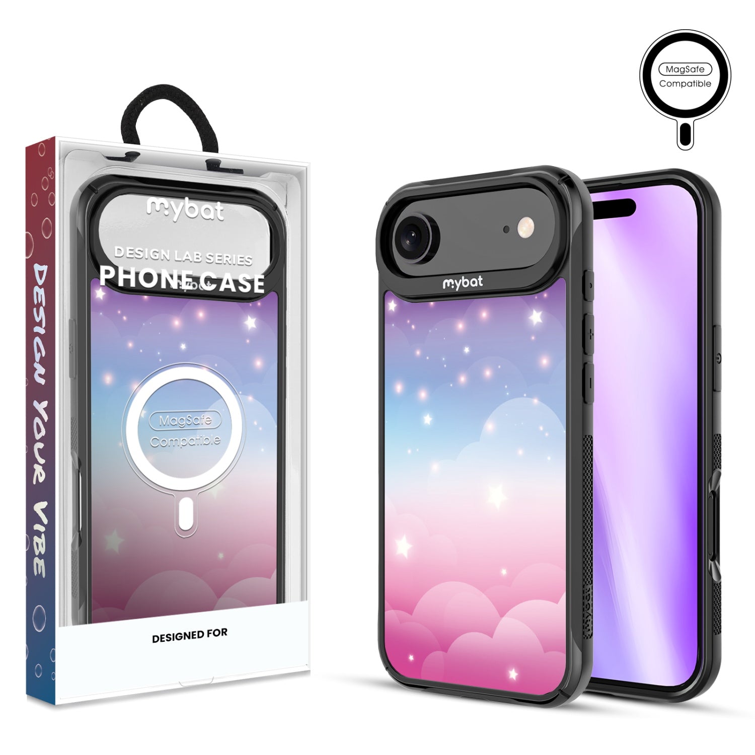 MyBat Design Lab Series MagSafe Case for Apple iPhone Air - Clouds & Stars