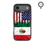 MyBat Design Lab Series MagSafe Case for Apple iPhone Air – Mexican-American Flag