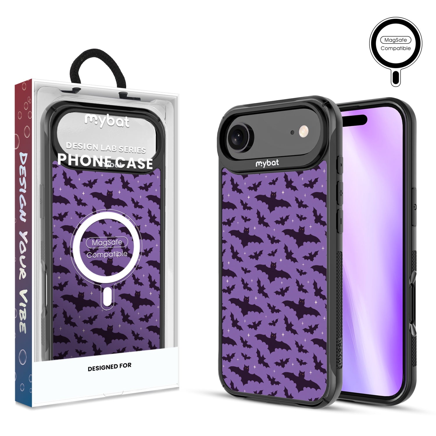MyBat Design Lab Series MagSafe Case for Apple iPhone Air - Flying Bats - MIP17ACSLESMSMP220-1.jpg