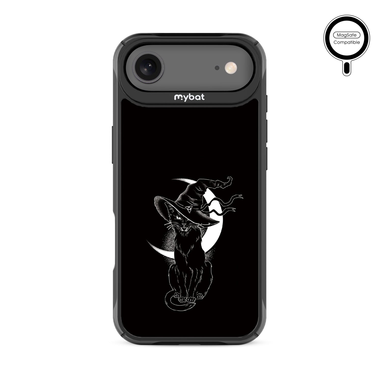 MyBat Design Lab Series MagSafe Case for Apple iPhone Air - Black Cat Magic