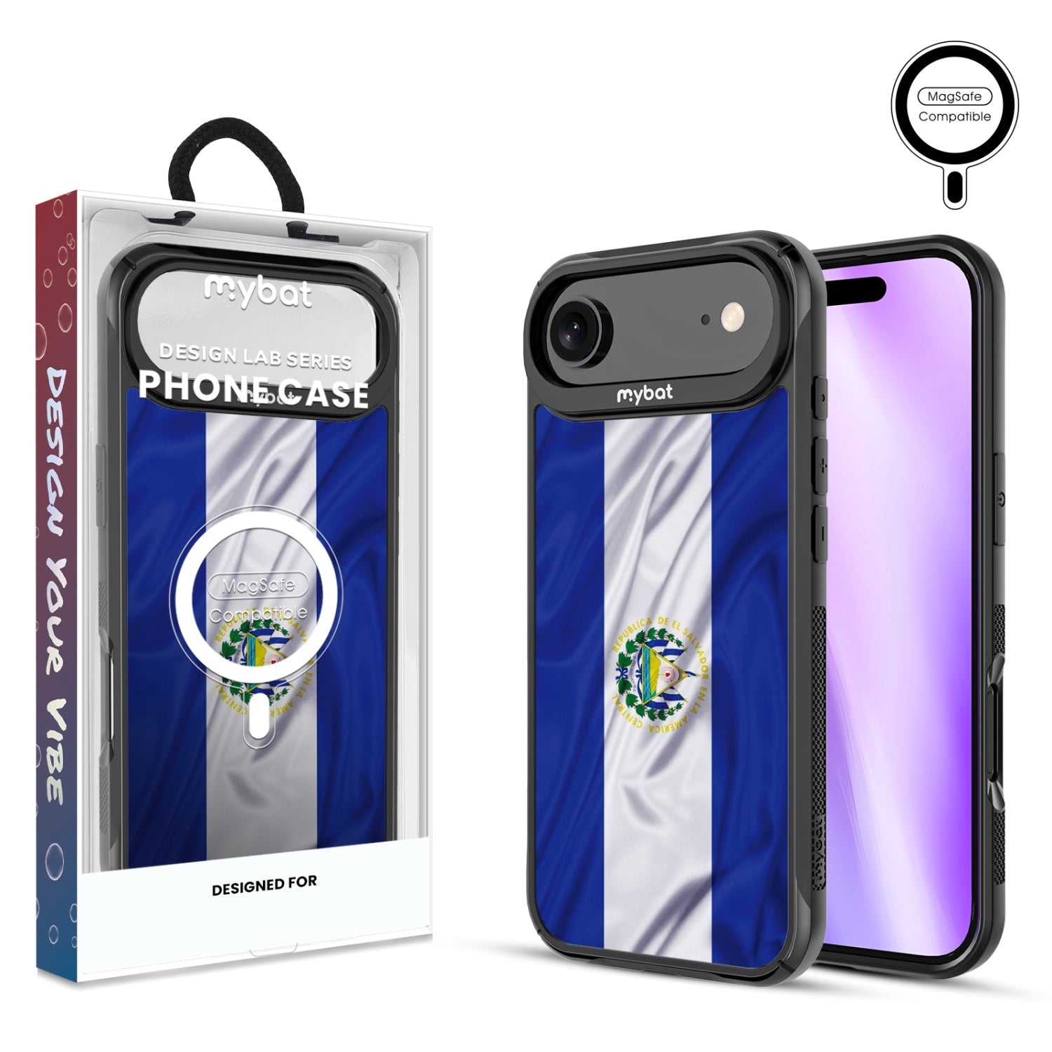 MyBat Design Lab Series MagSafe Case for Apple iPhone Air - El Salvador Flag