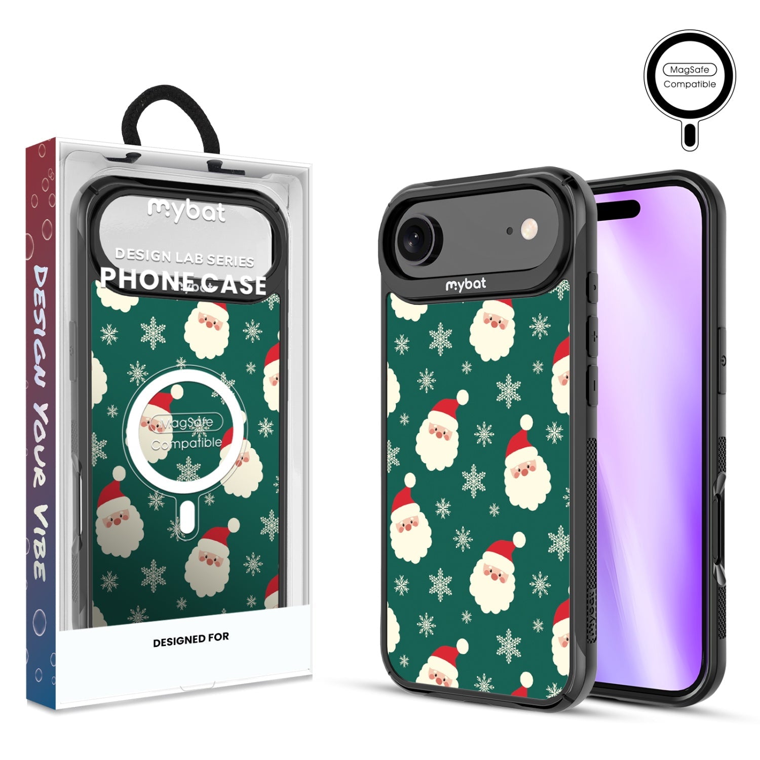 MyBat Design Lab Series MagSafe Case for Apple iPhone Air - Jolly Saint Nick