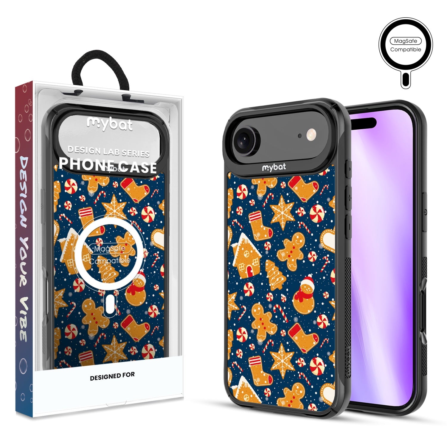MyBat Design Lab Series MagSafe Case for Apple iPhone Air - Gingerbread Cookies