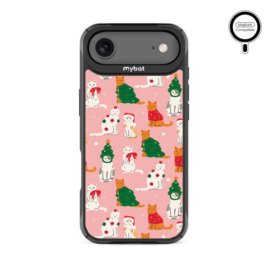 MyBat Design Lab Series MagSafe Case for Apple iPhone Air - Meowy Christmas