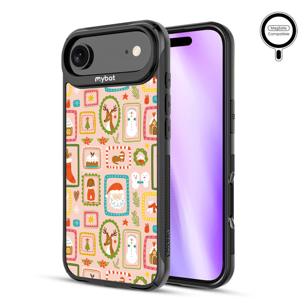 MyBat Design Lab Series MagSafe Case for Apple iPhone Air - Holiday Stamps - MIP17ACSLESMSMP297-2.jpg