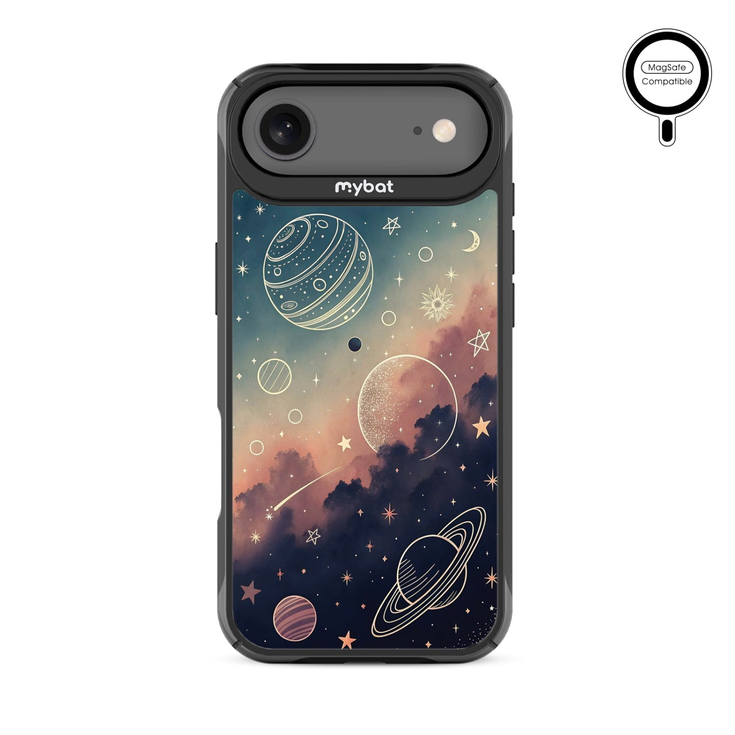 MyBat Design Lab Series MagSafe Case for Apple iPhone Air - Planets and Stars