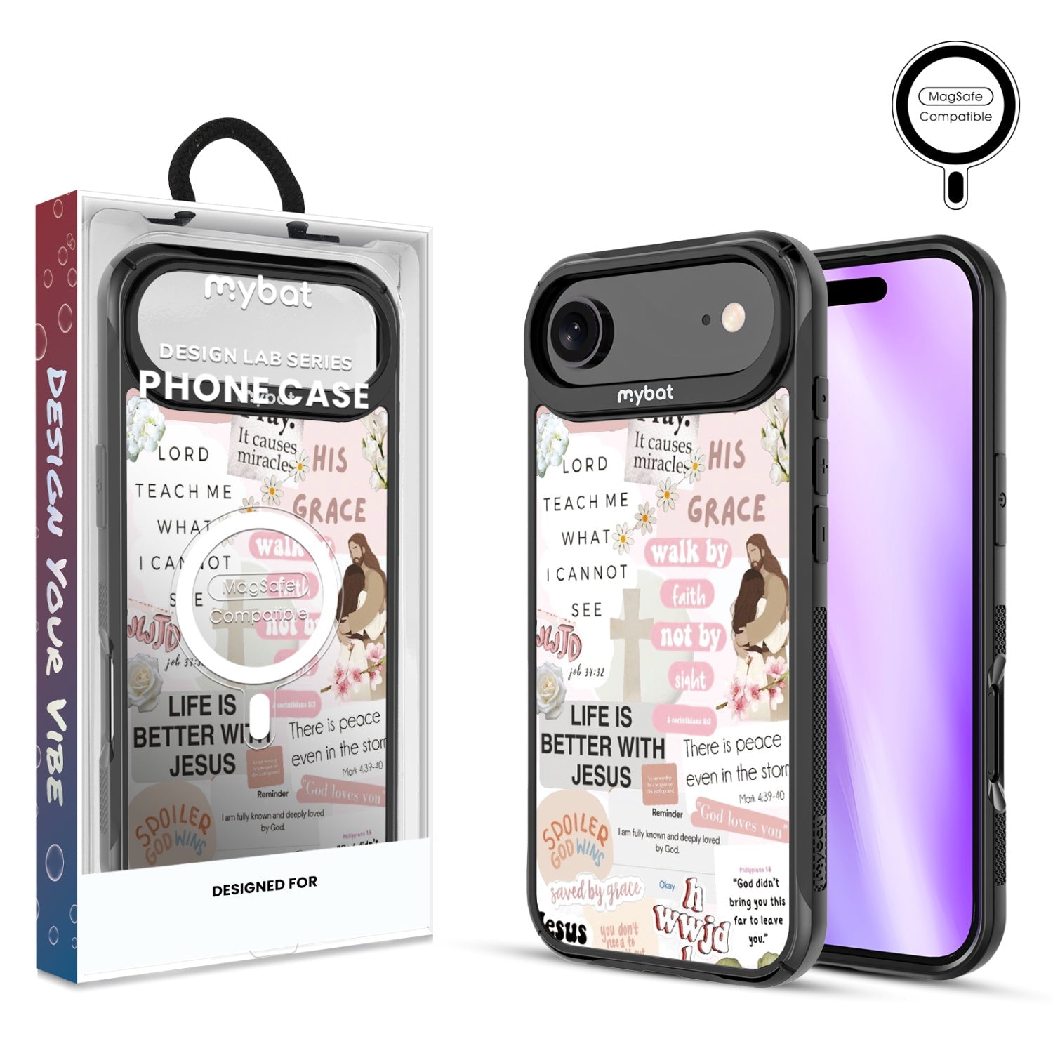 MyBat Design Lab Series MagSafe Case for Apple iPhone Air - Jesus Loves You