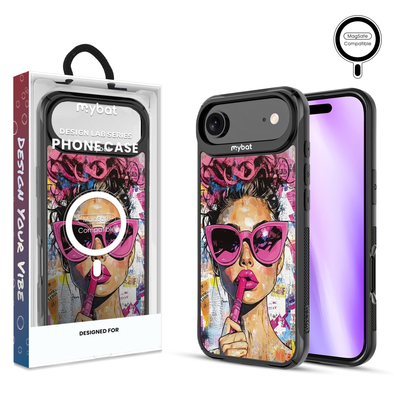 MyBat Design Lab Series MagSafe Case for Apple iPhone Air - Graffiti Girl