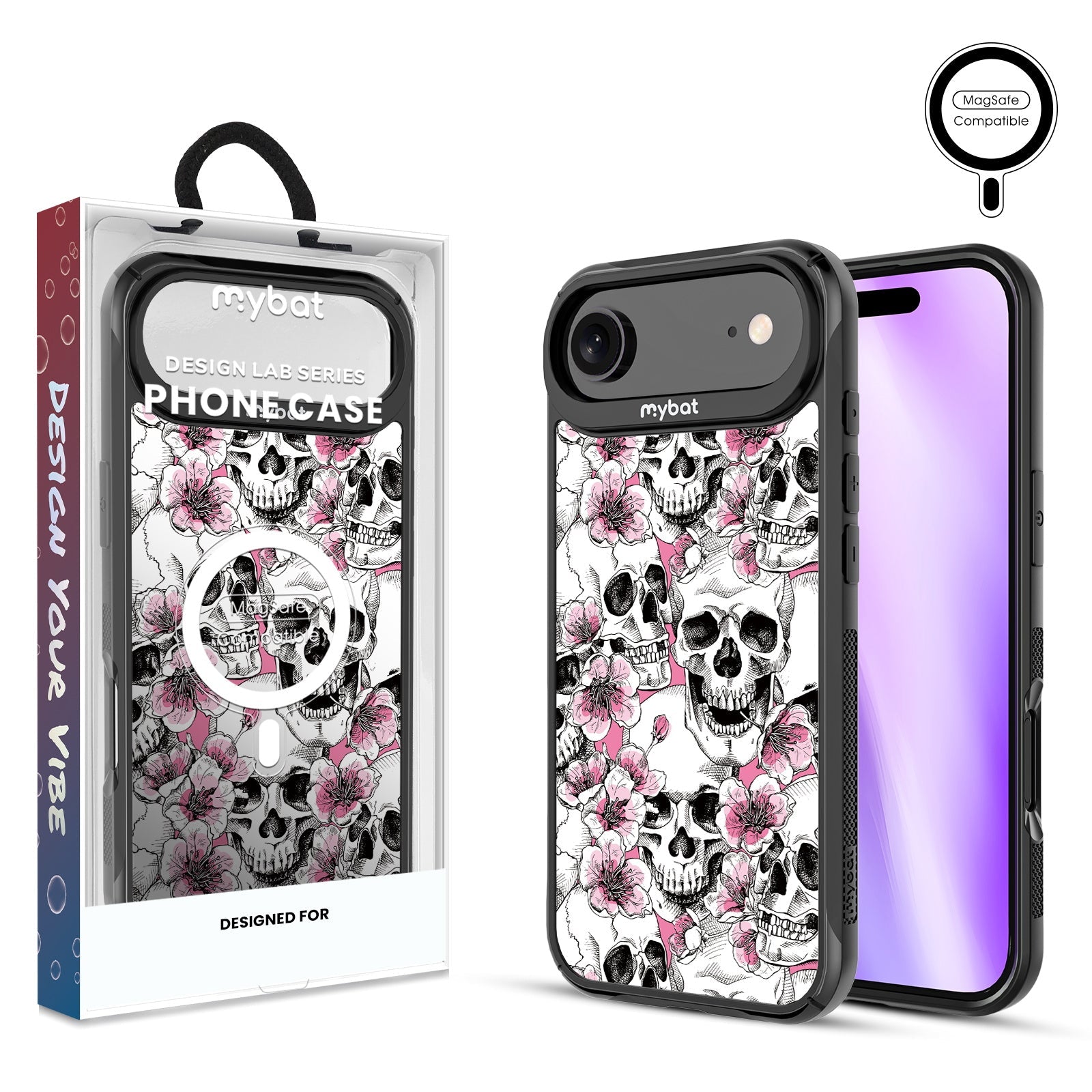 MyBat Design Lab Series MagSafe Case for Apple iPhone Air - Death Blooms
