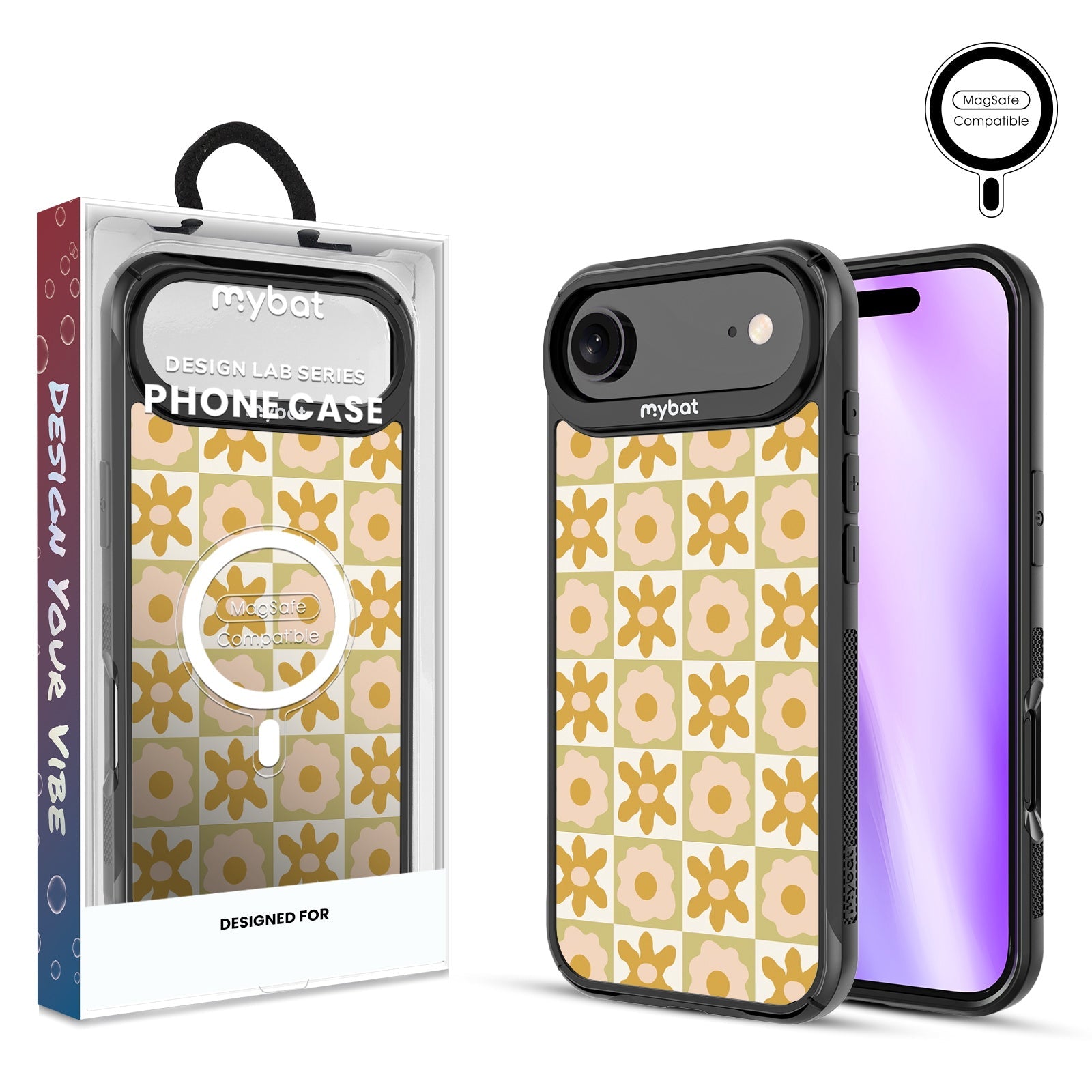 MyBat Design Lab Series MagSafe Case for Apple iPhone Air - Flower Grid
