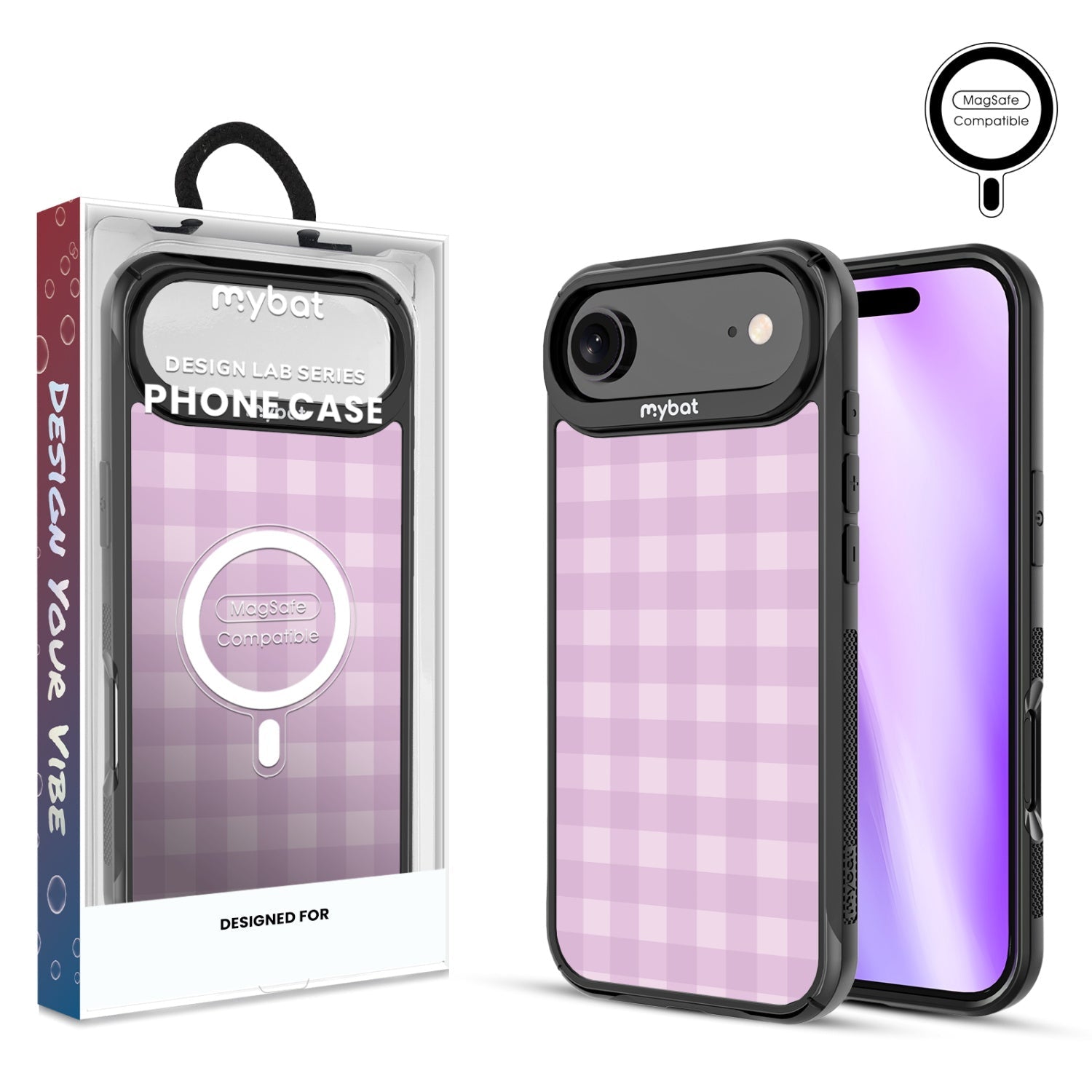 MyBat Design Lab Series MagSafe Case for Apple iPhone Air - Purple Plaid