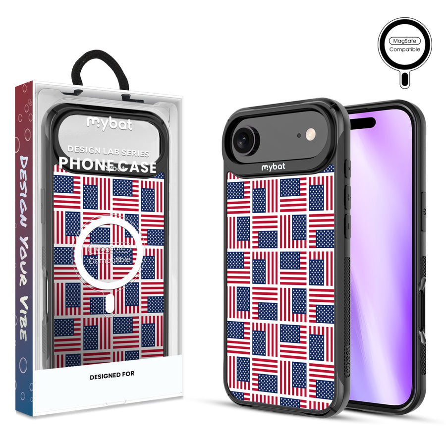 MyBat Design Lab Series MagSafe Case for Apple iPhone Air – Flag Patchwork - MIP17ACSLESMSMP519.JPG