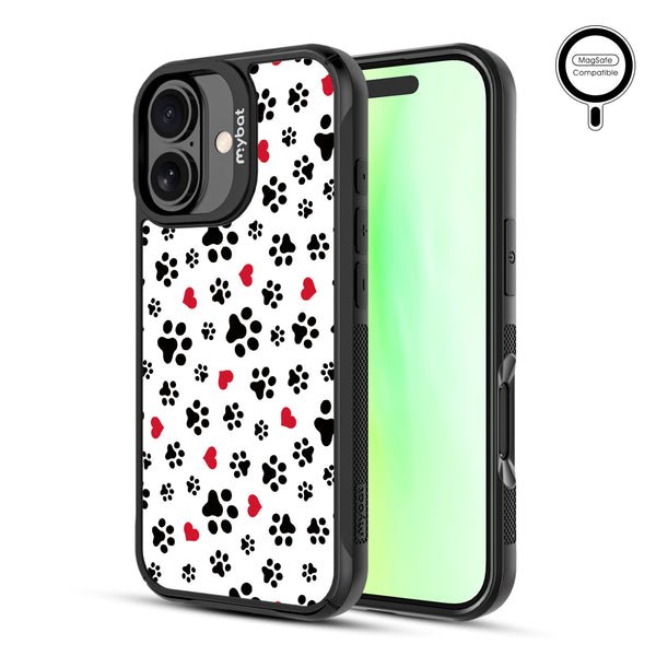 MyBat Design Lab Series MagSafe Case for Apple iPhone 17 - Paw Prints and Hearts - MIP17CSLESMSMP001-2.jpg