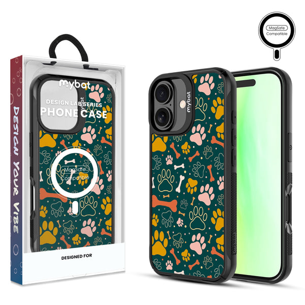 MyBat Design Lab Series MagSafe Case for Apple iPhone 17 - Paw Prints & Bones - MIP17CSLESMSMP003-1.jpg