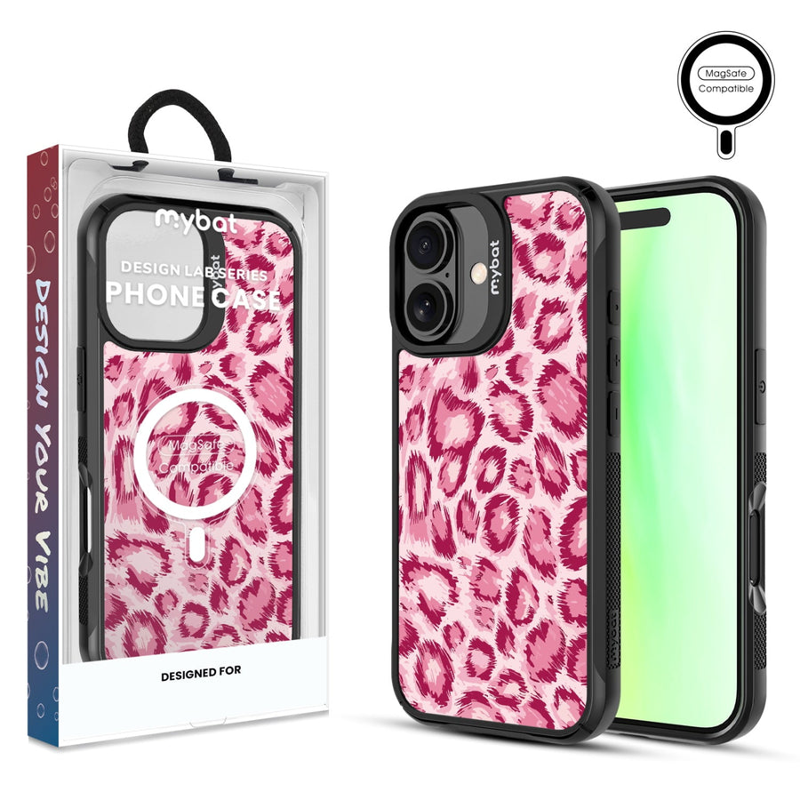 MyBat Design Lab Series MagSafe Case for Apple iPhone 17 - Pink Leopard Print
