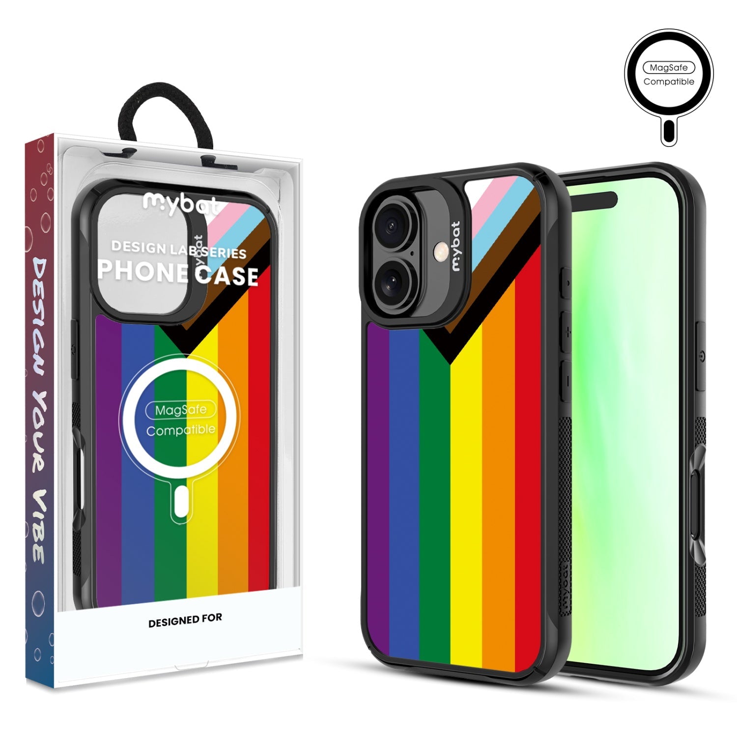 MyBat Design Lab Series MagSafe Case for Apple iPhone 17 - LGBTQ+ Flag