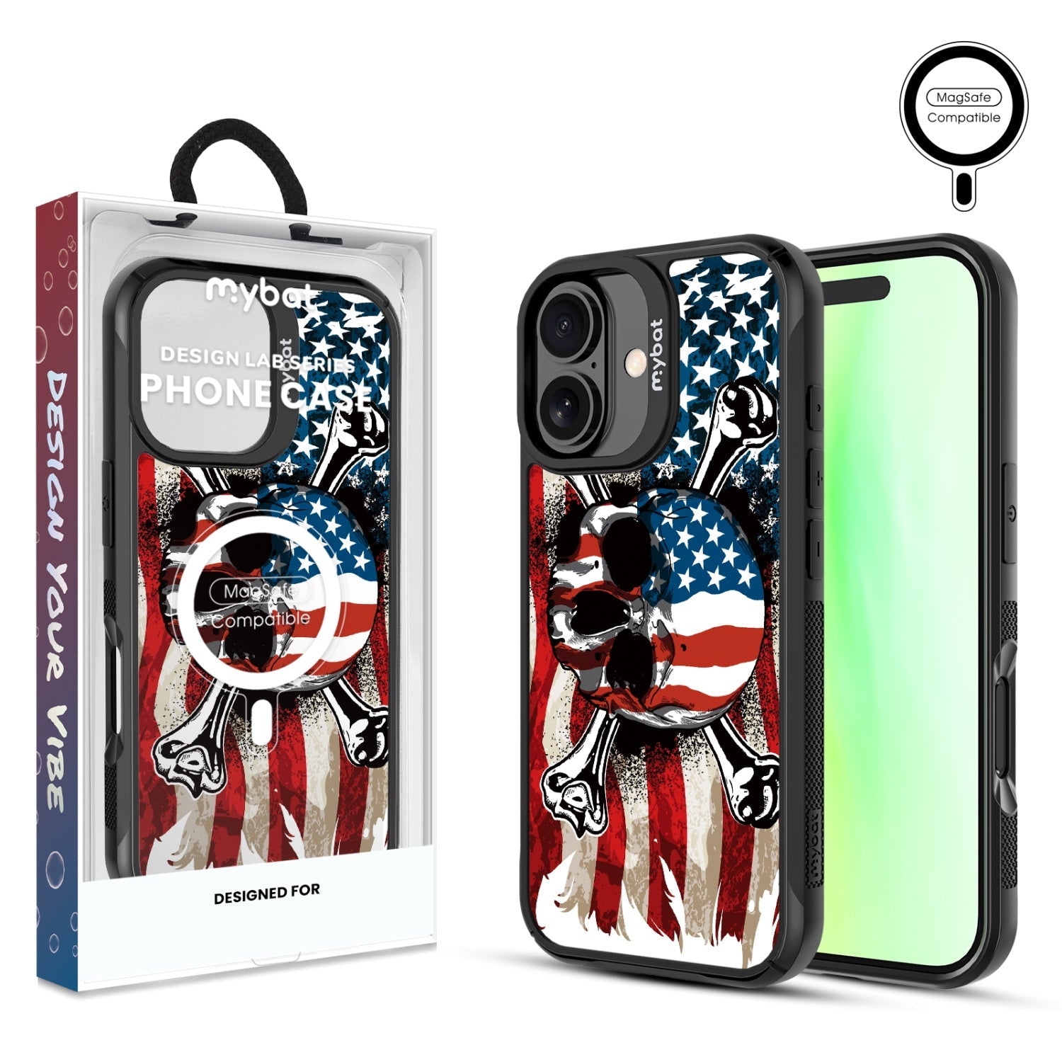 MyBat Design Lab Series MagSafe Case for Apple iPhone 17 - Land of the Free