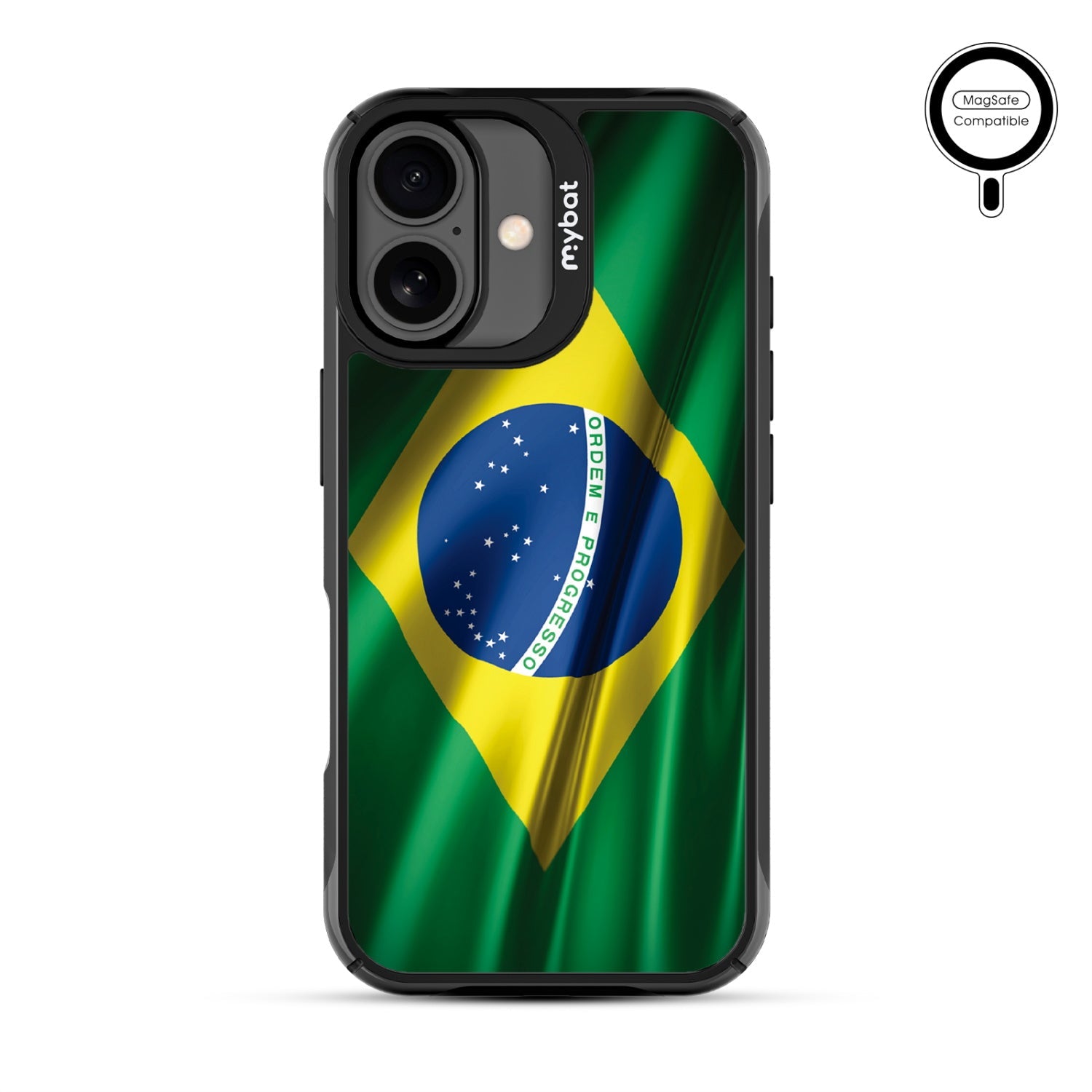 MyBat Design Lab Series MagSafe Case for Apple iPhone 17 - Brazilian Flag