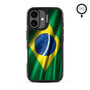 MyBat Design Lab Series MagSafe Case for Apple iPhone 17 - Brazilian Flag
