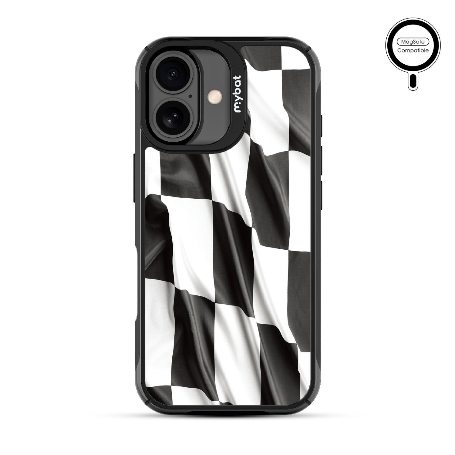 MyBat Design Lab Series MagSafe Case for Apple iPhone 17 - Racing Flag