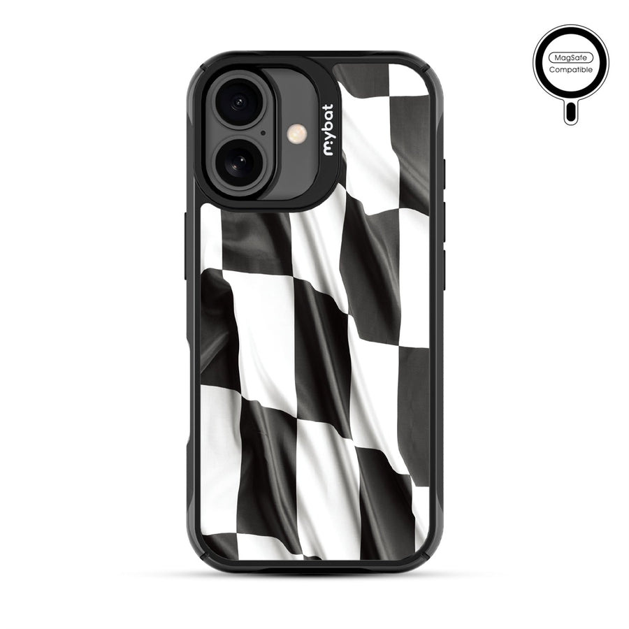 MyBat Design Lab Series MagSafe Case for Apple iPhone 17 - Racing Flag